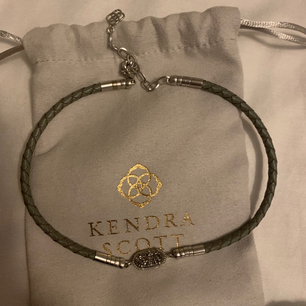 Kendra Scott gray Drusy choker